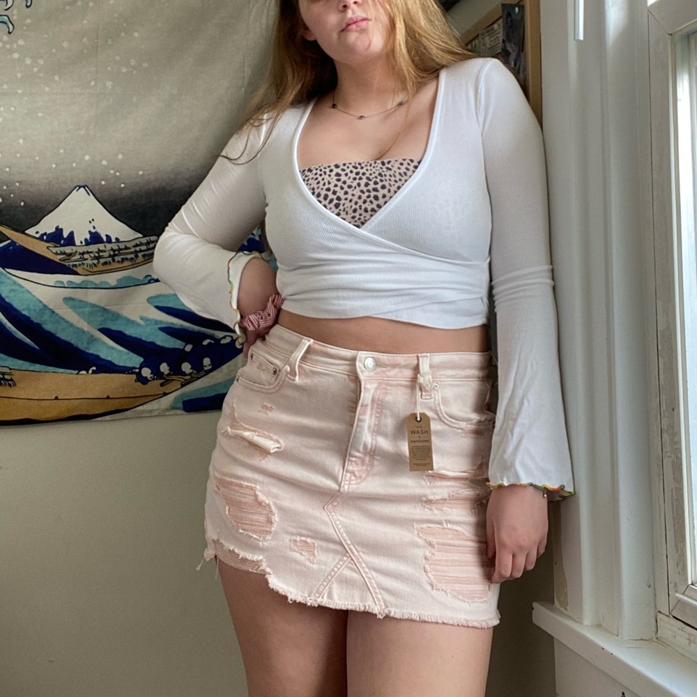 Pastel Pink American Eagle Skirt